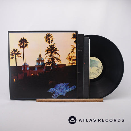 Eagles Hotel California LP Vinyl Record - Front Cover & Record