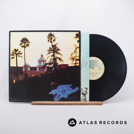 Eagles Hotel California LP Vinyl Record - Front Cover & Record
