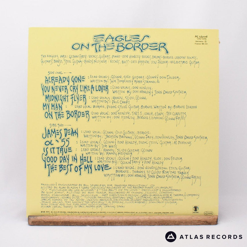 Eagles - On The Border - Reissue Strawberry LP Vinyl Record - EX/EX