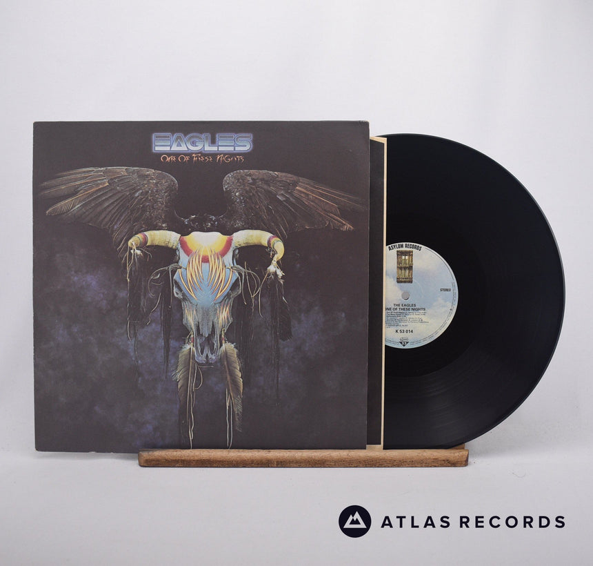 Eagles One Of These Nights LP Vinyl Record - Front Cover & Record