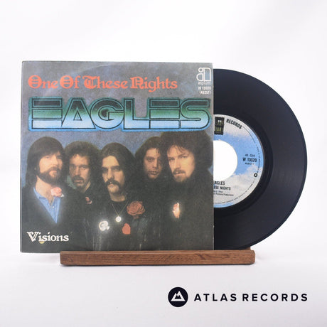Eagles One Of These Nights 7" Vinyl Record - Front Cover & Record