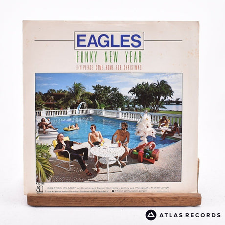 Eagles - Please Come Home For Christmas B/W Funky New Year - 7" Vinyl Record - VG+/VG+