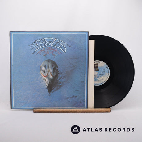 Eagles Their Greatest Hits LP Vinyl Record - Front Cover & Record