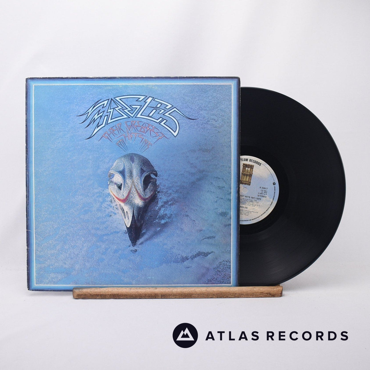 Eagles Their Greatest Hits LP Vinyl Record - Front Cover & Record