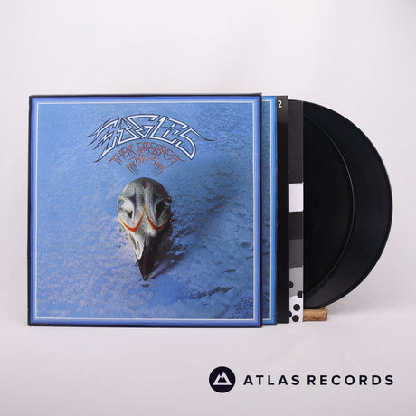 Eagles Their Greatest Hits Volumes 1 & 2 2 x LP Vinyl Record - Front Cover & Record