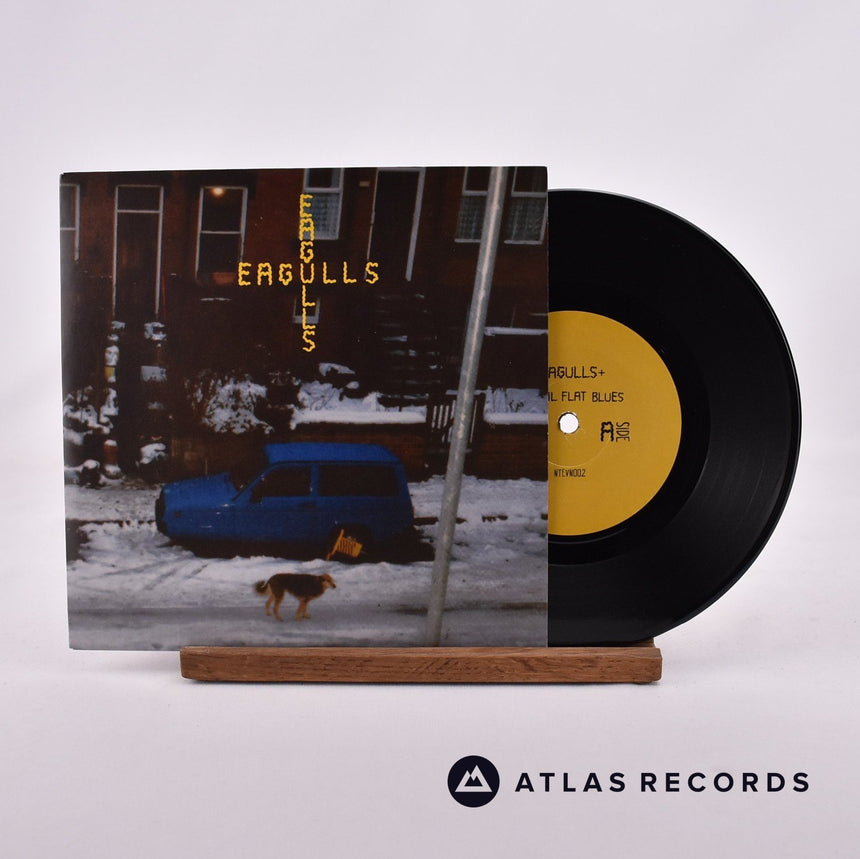 Eagulls Council Flat Blues 7" Vinyl Record - Front Cover & Record