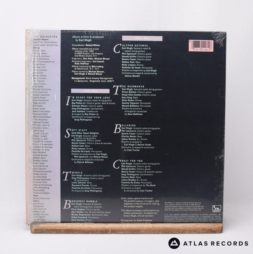 Earl Klugh - Crazy For You - LP Vinyl Record - EX/EX