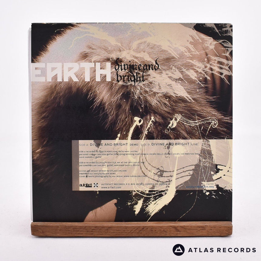 Earth - Divine And Bright - Clear Repress 7" Vinyl Record - NM/NM