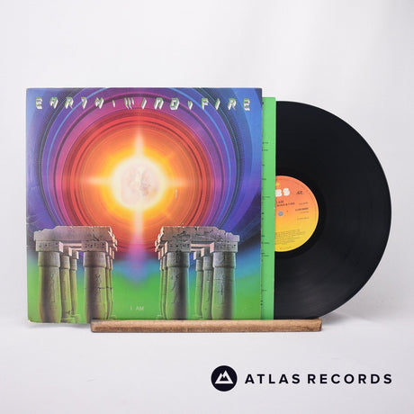 Earth, Wind & Fire I Am LP Vinyl Record - Front Cover & Record