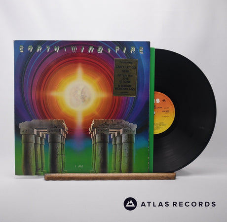 Earth, Wind & Fire I Am LP Vinyl Record - Front Cover & Record