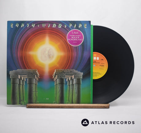 Earth, Wind & Fire I Am LP Vinyl Record - Front Cover & Record