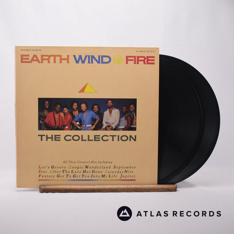 Earth, Wind & Fire The Collection Double LP Vinyl Record - Front Cover & Record