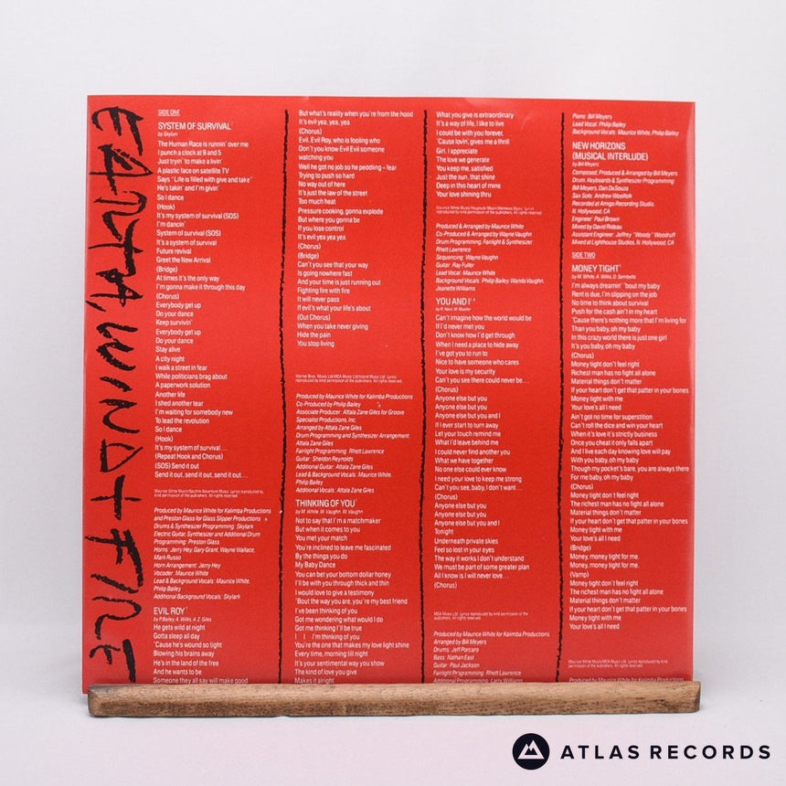 Earth, Wind & Fire - Touch The World - A1 B1 LP Vinyl Record - EX/EX