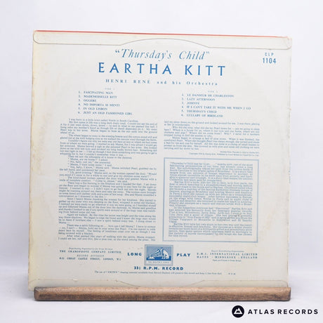 Eartha Kitt - Thursday's Child - LP Vinyl Record - VG+/VG+