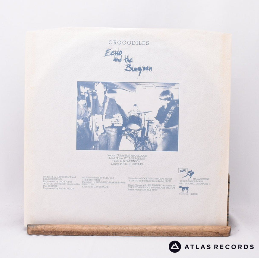 Echo & The Bunnymen - Crocodiles - Reissue LP Vinyl Record - VG+/EX