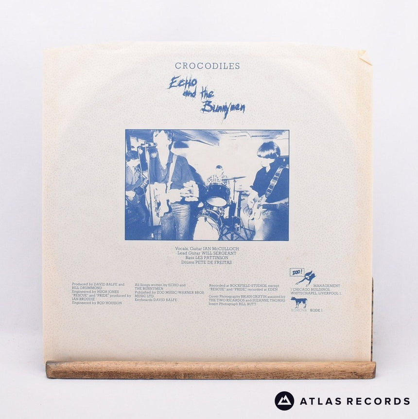 Echo & The Bunnymen - Crocodiles - Reissue LP Vinyl Record - EX/EX