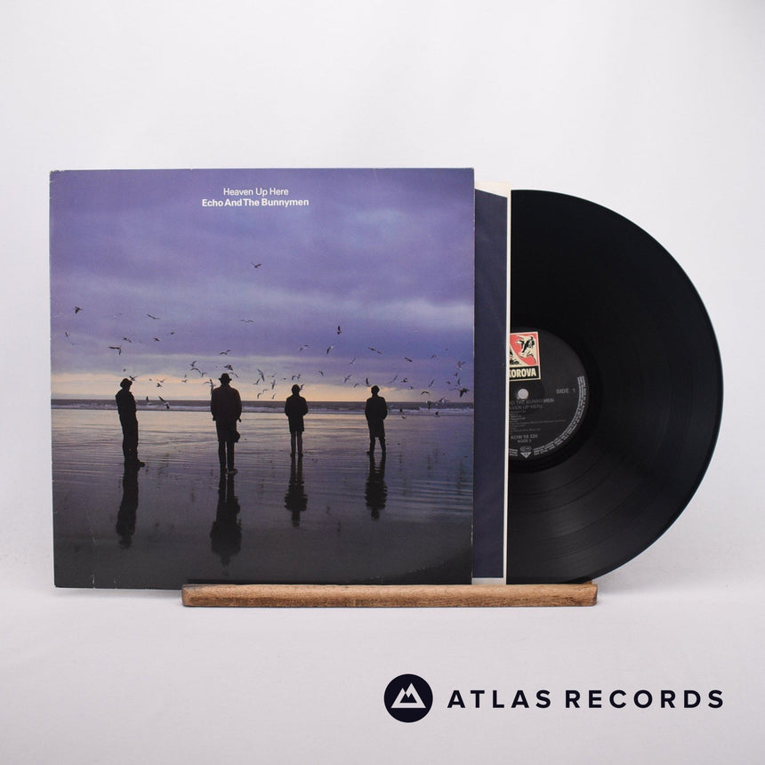 Echo & The Bunnymen Heaven Up Here LP Vinyl Record - Front Cover & Record