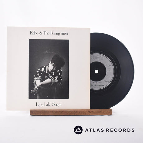 Echo & The Bunnymen Lips Like Sugar 7" Vinyl Record - Front Cover & Record