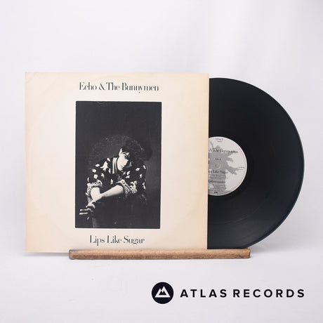 Echo & The Bunnymen Lips Like Sugar 12" Vinyl Record - Front Cover & Record