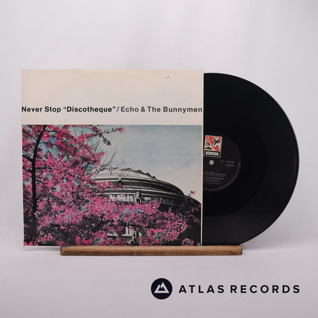 Echo & The Bunnymen Never Stop "Discotheque" 12" Vinyl Record - Front Cover & Record