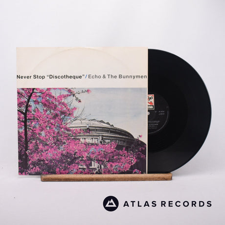 Echo & The Bunnymen Never Stop "Discotheque" 12" Vinyl Record - Front Cover & Record