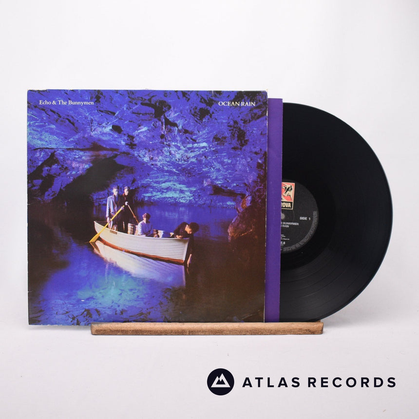 Echo & The Bunnymen Ocean Rain LP Vinyl Record - Front Cover & Record