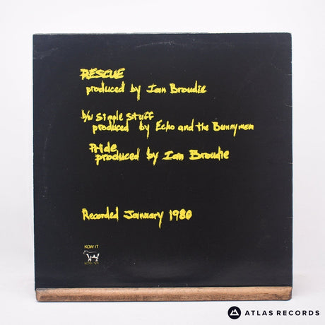 Echo & The Bunnymen - Rescue - 12" Vinyl Record - EX/EX