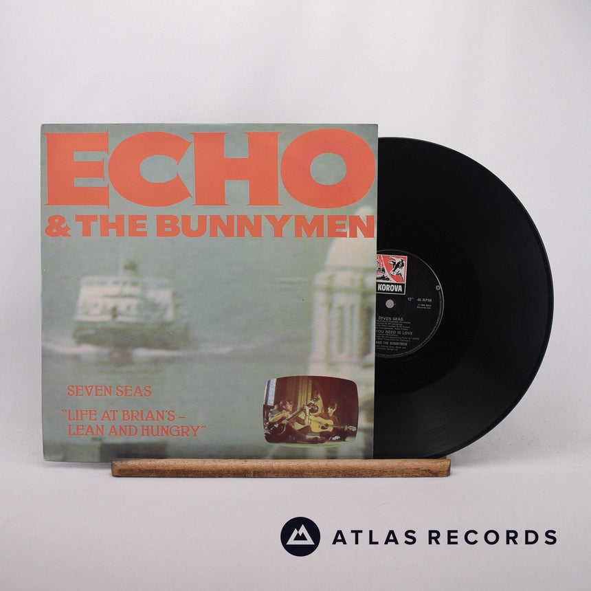Echo & The Bunnymen Seven Seas "Life At Brian's - Lean And Hungry" 12" Vinyl Record - Front Cover & Record