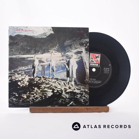 Echo & The Bunnymen Silver 7" Vinyl Record - Front Cover & Record