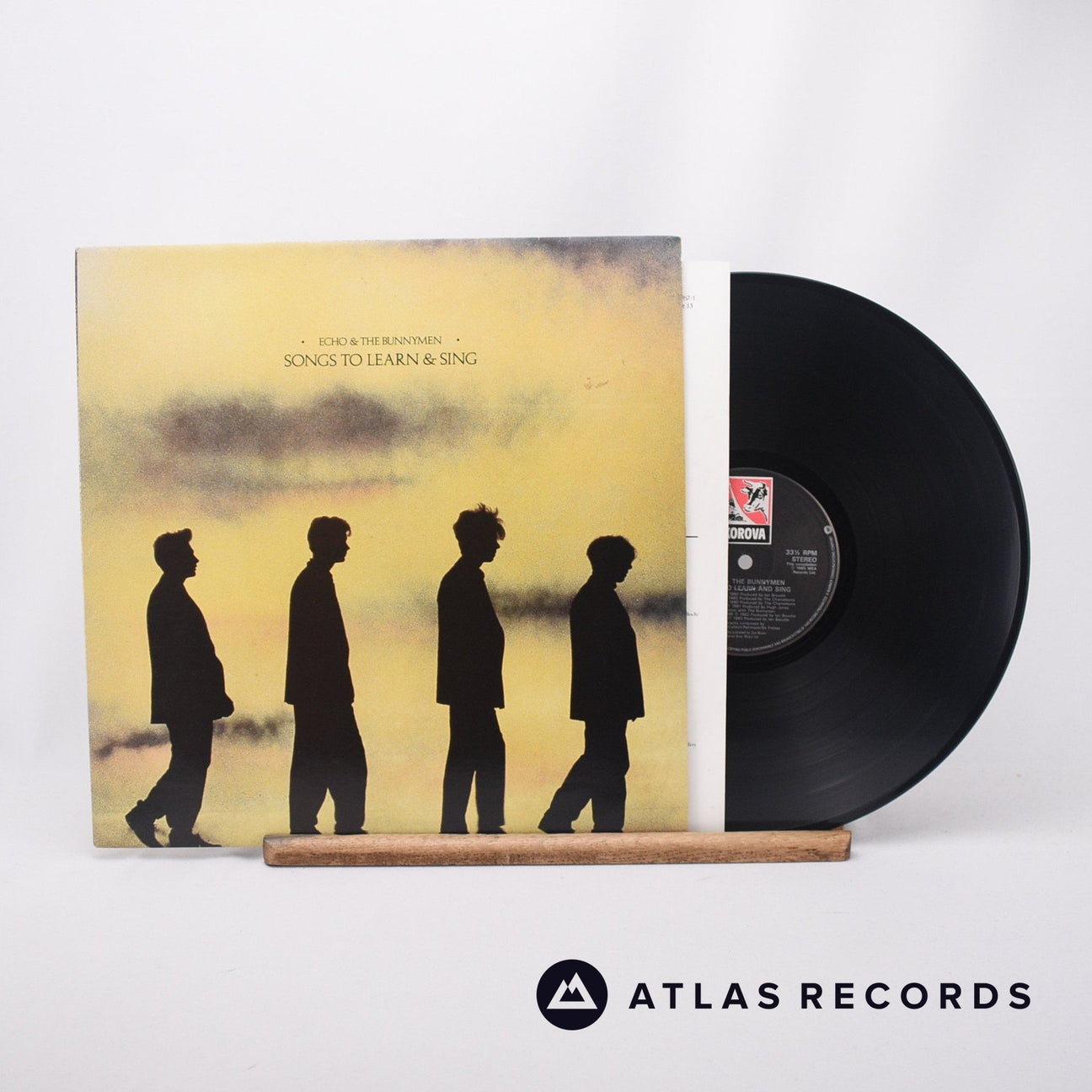 Echo & The Bunnymen Songs To Learn & Sing LP Vinyl Record - Front Cover & Record