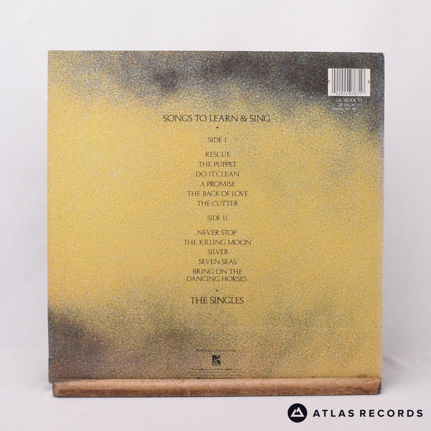 Echo & The Bunnymen - Songs To Learn & Sing - AX BX LP Vinyl Record - EX/EX