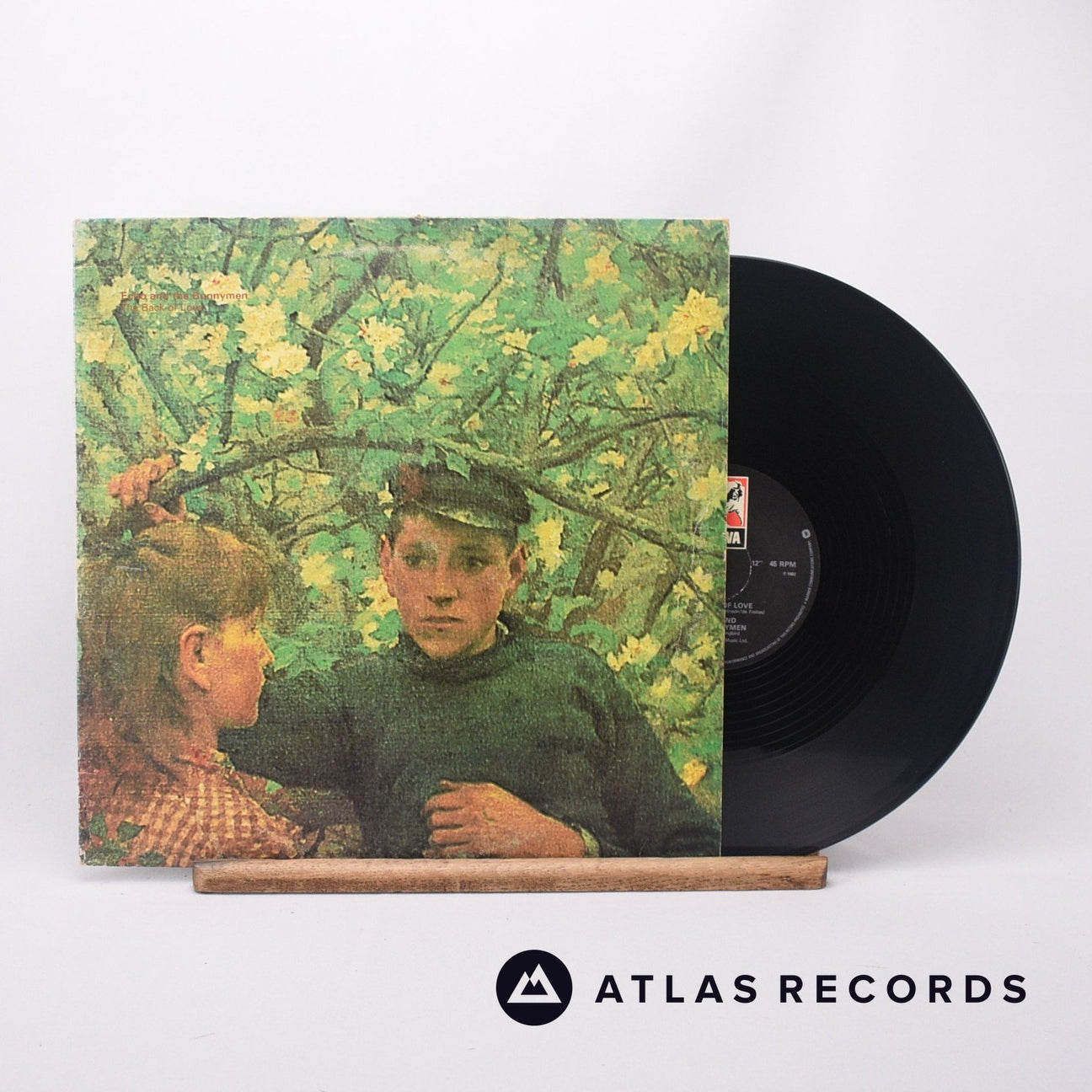 Echo & The Bunnymen The Back Of Love 12" Vinyl Record - Front Cover & Record