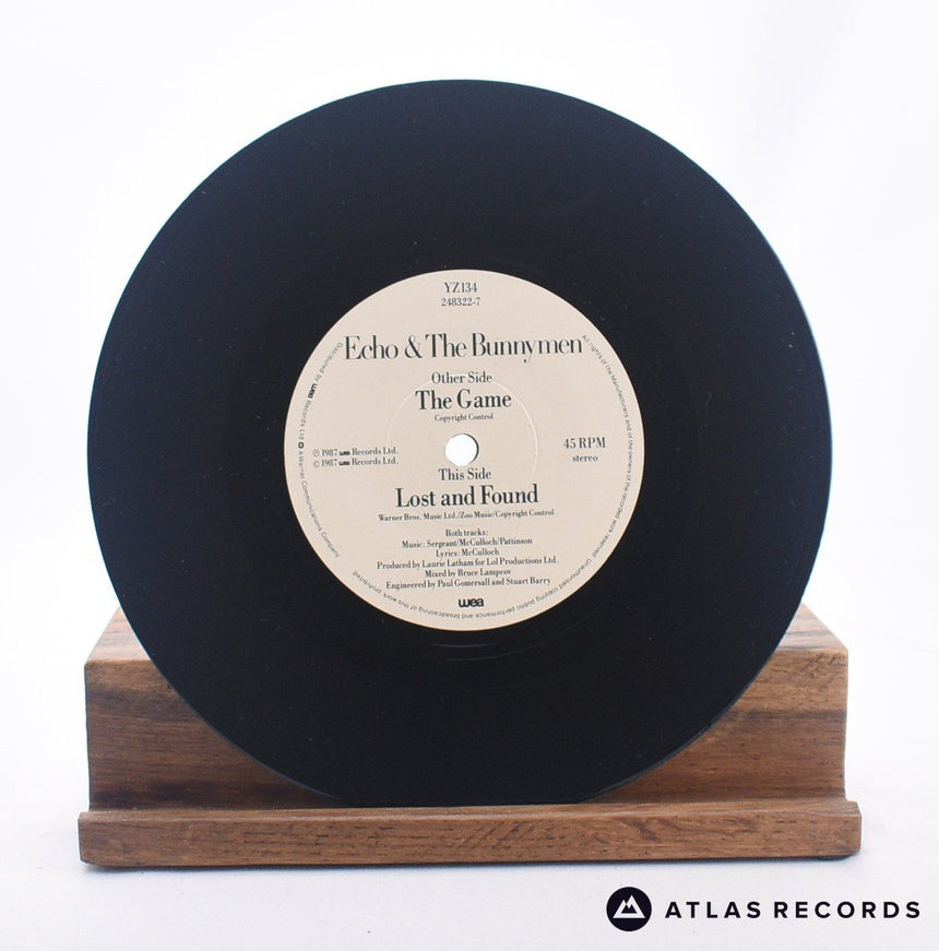 Echo & The Bunnymen - The Game - 7" Vinyl Record - EX/EX
