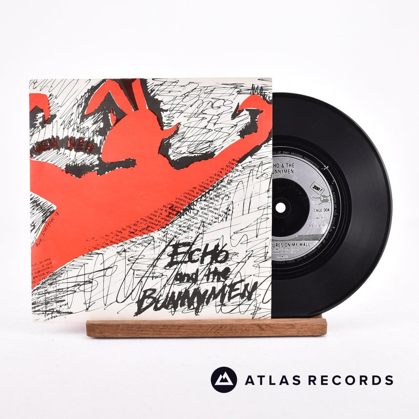 Echo & The Bunnymen The Pictures On My Wall 7" Vinyl Record - Front Cover & Record