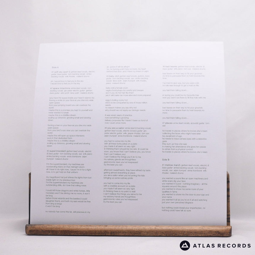 Echos Minor - Bad Leaves - Lyric Sheet Numbered LP Vinyl Record - EX/EX