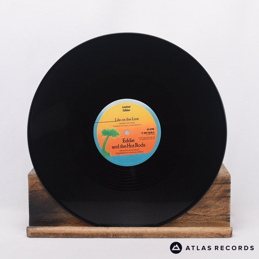 Eddie And The Hot Rods - Life On The Line - 12" Vinyl Record - EX/EX