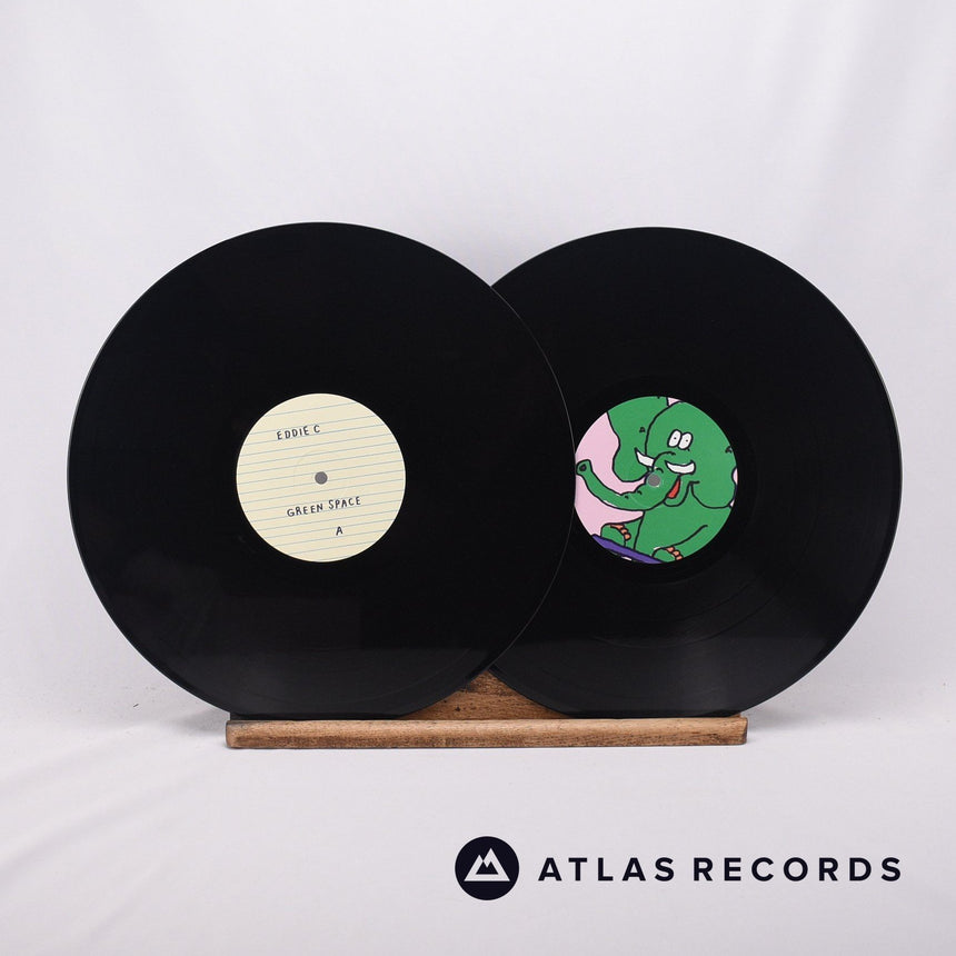 Eddie C - Green Space - 7' Japanese A B C D 7" + Double LP Vinyl Record - EX/VG+