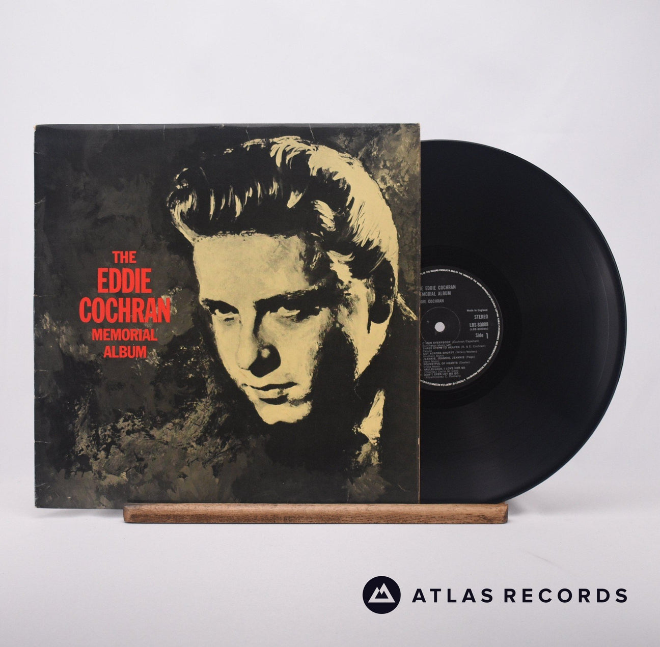 Eddie Cochran The Eddie Cochran Memorial Album LP Vinyl Record - Front Cover & Record