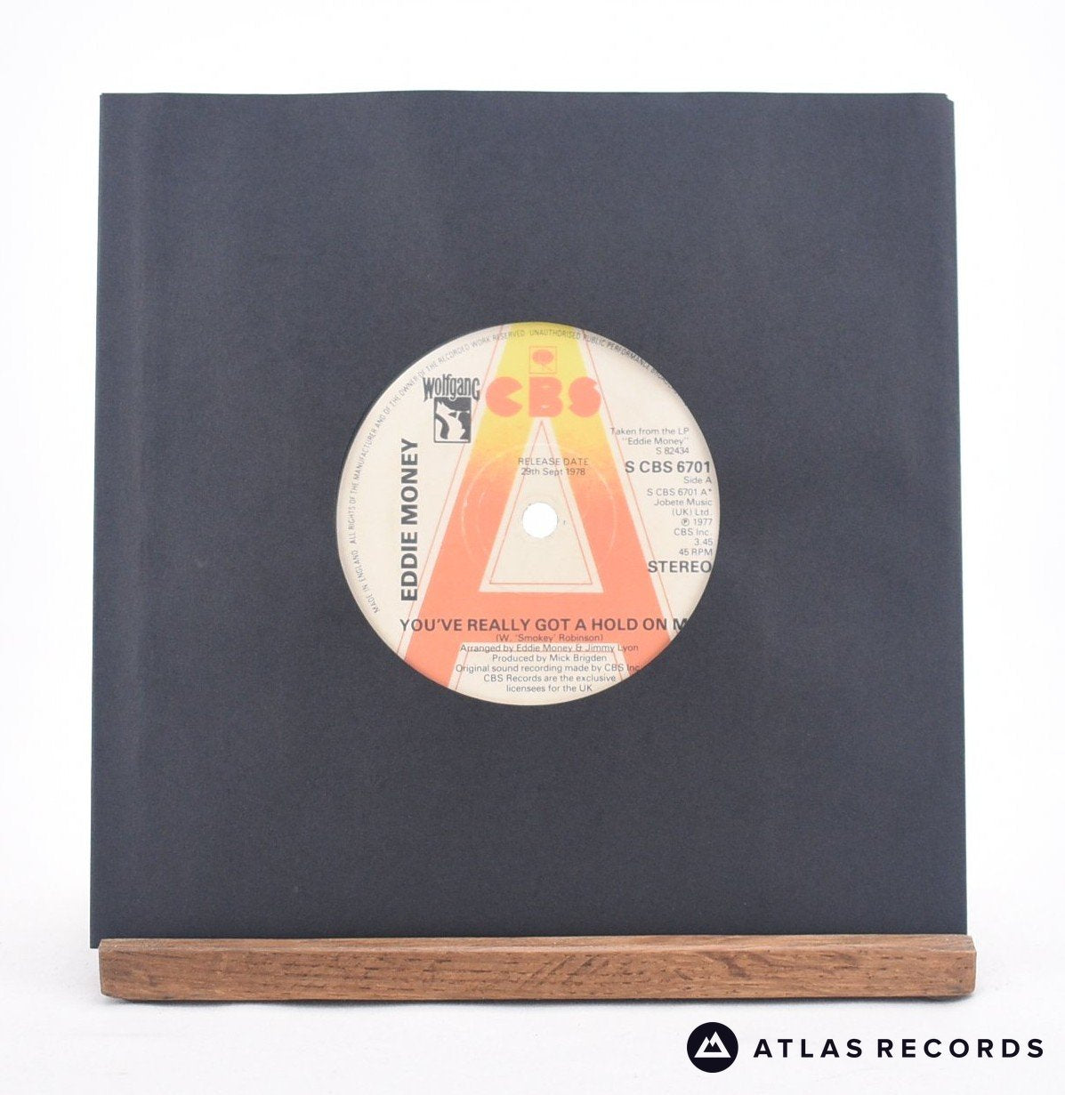 Eddie Money You've Really Got A Hold On Me 7" Vinyl Record - In Sleeve