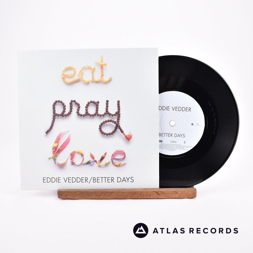 Eddie Vedder Better Days 7" Vinyl Record - Front Cover & Record