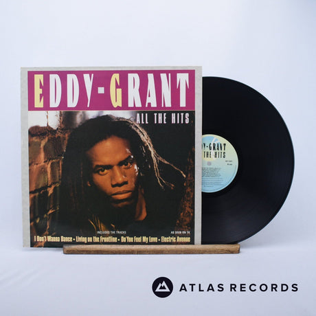 Eddy Grant All The Hits LP Vinyl Record - Front Cover & Record
