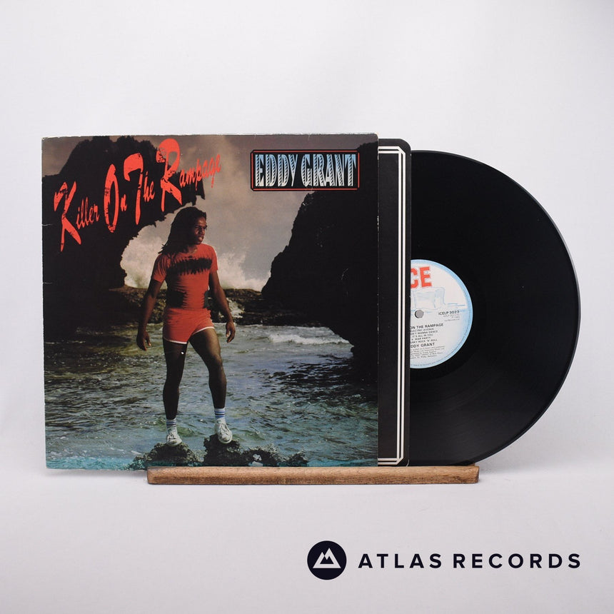 Eddy Grant Killer On The Rampage LP Vinyl Record - Front Cover & Record
