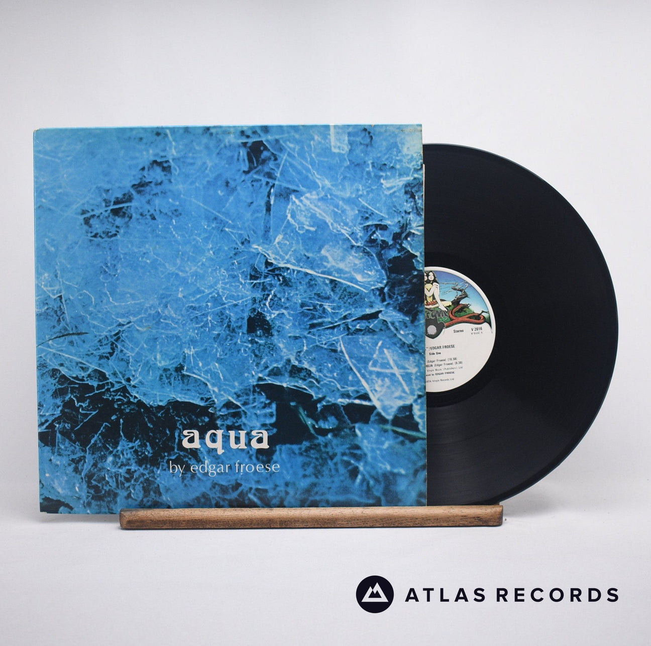 Edgar Froese Aqua LP Vinyl Record - Front Cover & Record