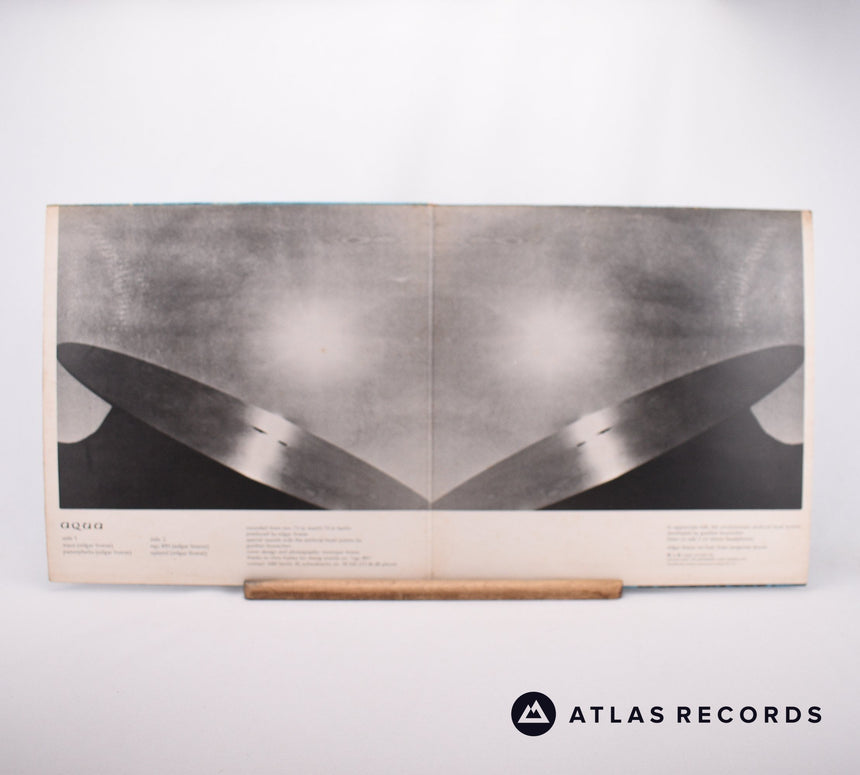 Edgar Froese - Aqua - Repress Gatefold A2 B2 LP Vinyl Record - EX/EX