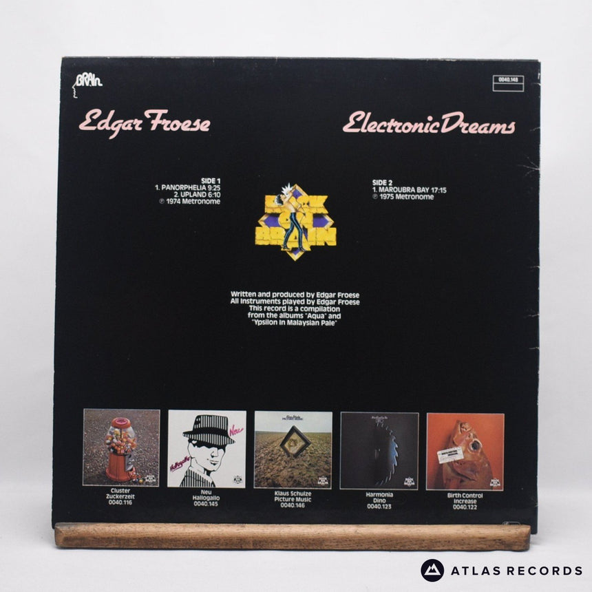 Edgar Froese - Electronic Dreams - S1 S2 LP Vinyl Record - VG+/EX