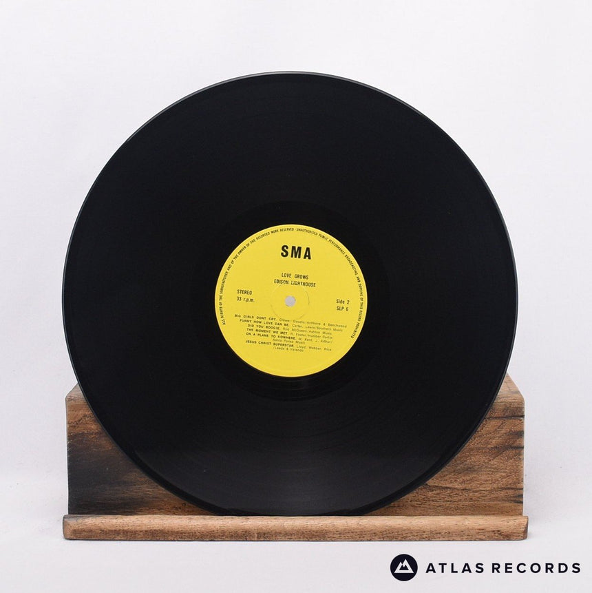 Edison Lighthouse - Love Grows - Sweden A-1 B-1 LP Vinyl Record - VG+/EX