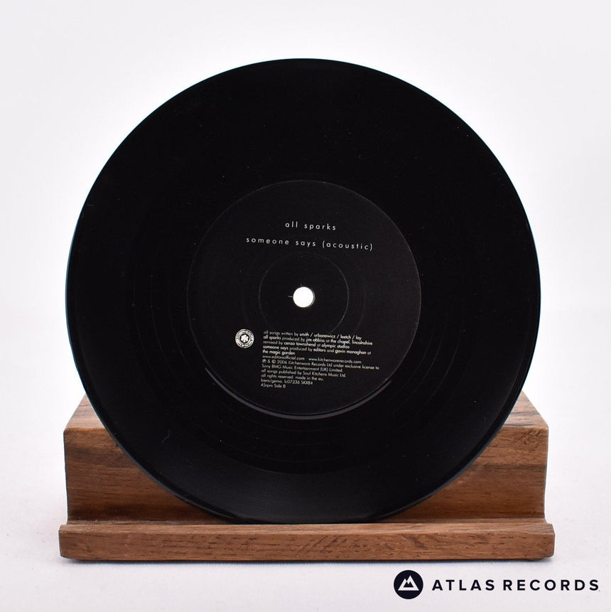 Editors - All Sparks - 7" Vinyl Record - NM/EX