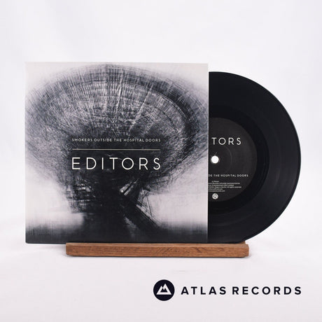 Editors Smokers Outside The Hospital Doors 7" Vinyl Record - Front Cover & Record