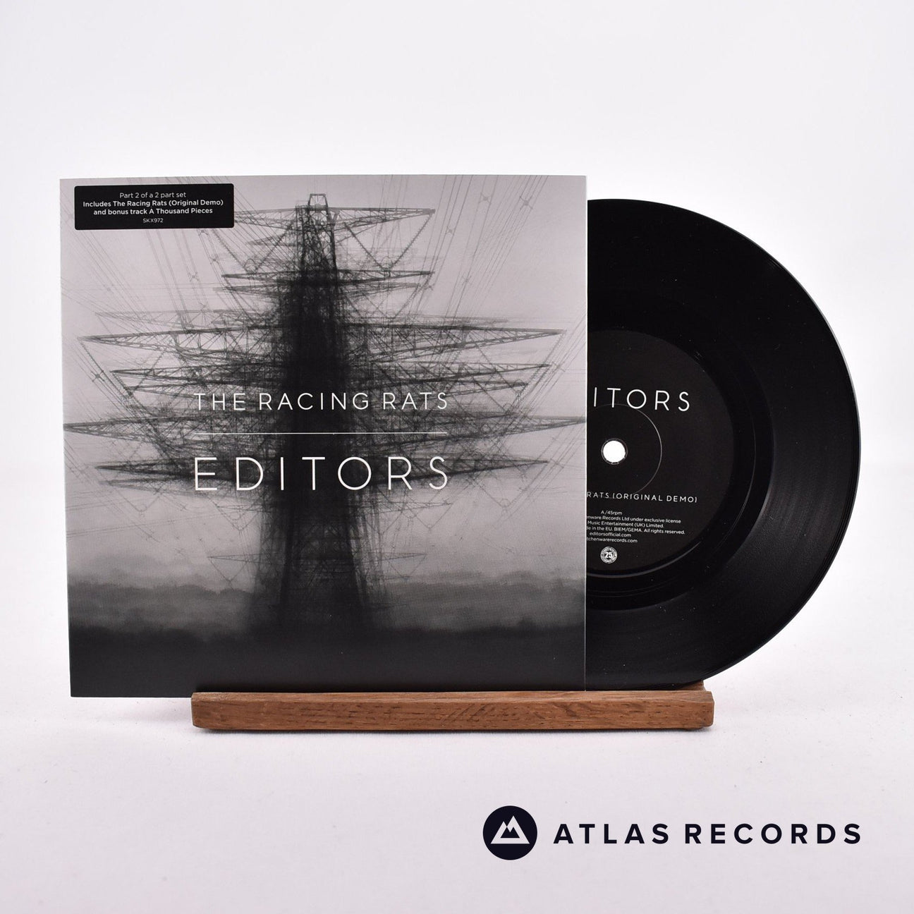 Editors The Racing Rats 7" Vinyl Record - Front Cover & Record