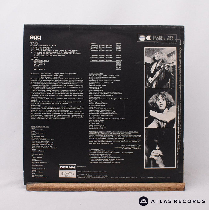 Egg - Egg - Stereo Repress P-2W 1 BC LP Vinyl Record - VG+/EX